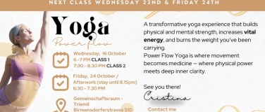 Event-Image for 'Power Yoga Classes in Zurich'