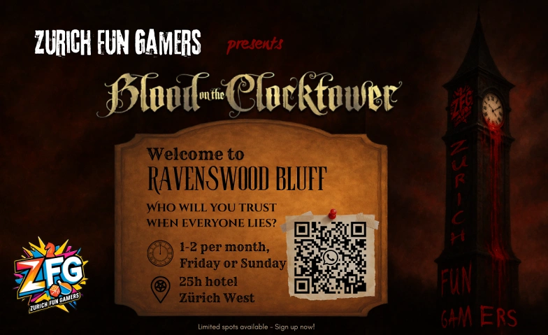 Event-Image for 'ZFG - Blood on the Clocktower - Deduction, Intrigue, Fun!'