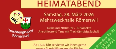 Event-Image for 'Heimatabend Trachtengruppe R&ouml;merswil 2026'
