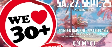 Event-Image for 'We Love 30+ Party'