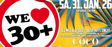 Event-Image for 'We Love 30+ Party'
