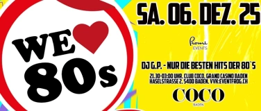Event-Image for 'We Love 80s Party'