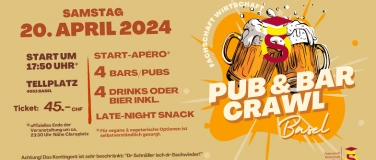 Event-Image for 'Pub&Bar Crawl Basel'