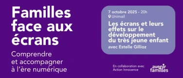 Event-Image for 'Les écrans et leurs effets sur le très jeune enfant'