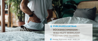 Event-Image for 'Publikumsvortrag - Rückenschmerzen - Was hilft wirklich?'