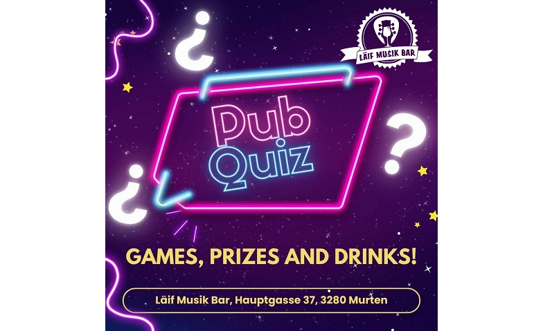 Pub Quiz Tickets