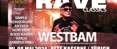 Event-Image for 'RECALL OF MYSTERY presents: RAVE Classics with WESTBAM'