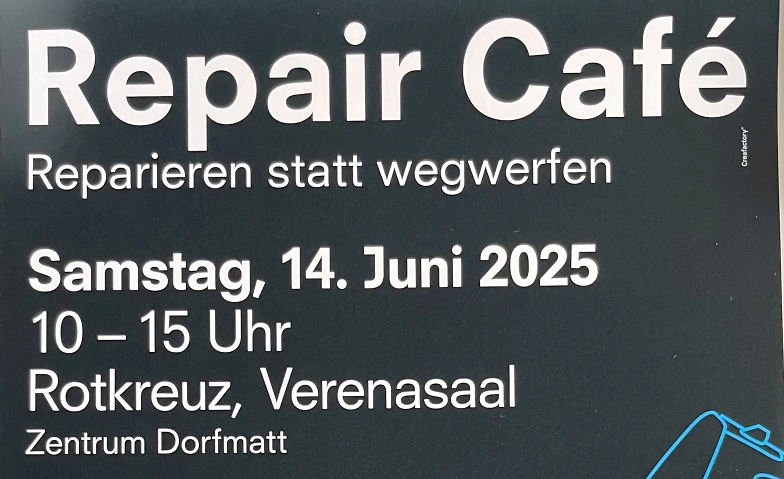 Event-Image for 'Erstes Repair Café in Rotkreuz am 14. Juni 2025'