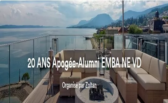 Logo de sponsoring de l'événement 20 ANS Apogée-Alumni EMBA NE VD