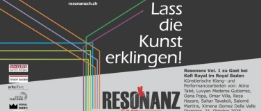 Event-Image for 'Resonanz Vol. 1 – Kunst, Klang und Performances live erleben'
