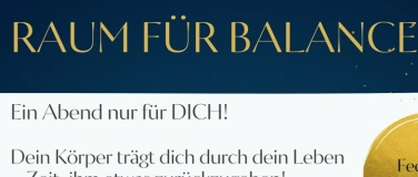 Event-Image for 'Raum für Balance - Deine Reise zu mehr Wohlbefinden'