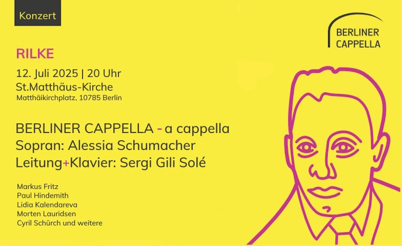 Konzert: RILKE St. Matthäus-Kirche, Matthäikirchplatz 1, 10785 Berlin Tickets