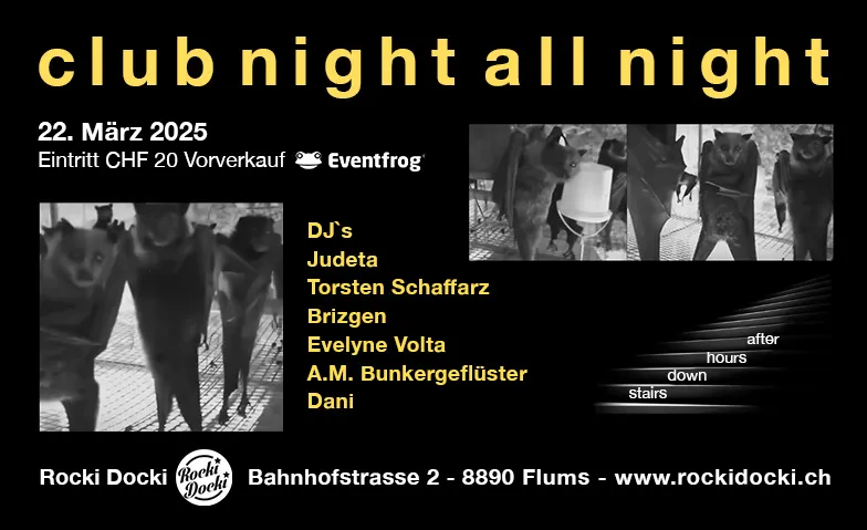 Event-Image for 'CLUB NIGHT ALL NIGHT'