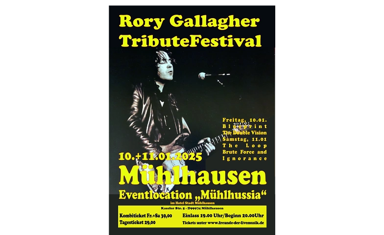 Rory Gallagher Tribute Festival ${singleEventLocation} Billets