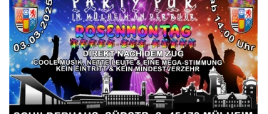 Event-Image for 'Rosenmontag After-Zug-Party'