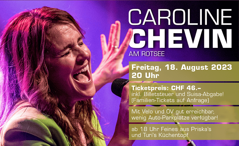 Caroline Chevin am Rotsee Rotsee-Badi Ebikon, Rotseeweg 21, 6030 Ebikon Billets