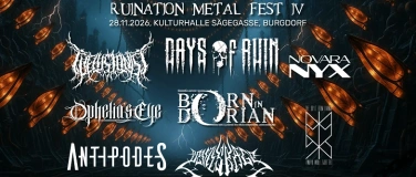 Event-Image for 'Ruination Metal Fest 4 - Kulturhalle S&auml;gegasse in Burgdorf'