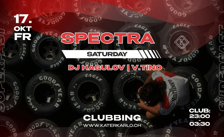 SPECTRA (House Night) Free Entry Kater Karlo, Bankgässchen 6, 3011 Bern Billets