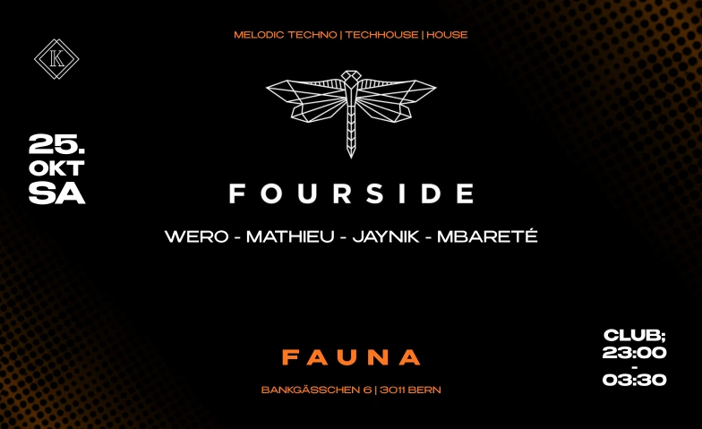 FAUNA (FOURSIDE LABELNIGHT) Kater Karlo, Bankgässchen 6, 3011 Bern Billets