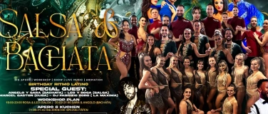 Event-Image for '30.08.25 SALSA & BACHATA EVENT  BIRTHDAY PARTY  LIVE MUSIC'