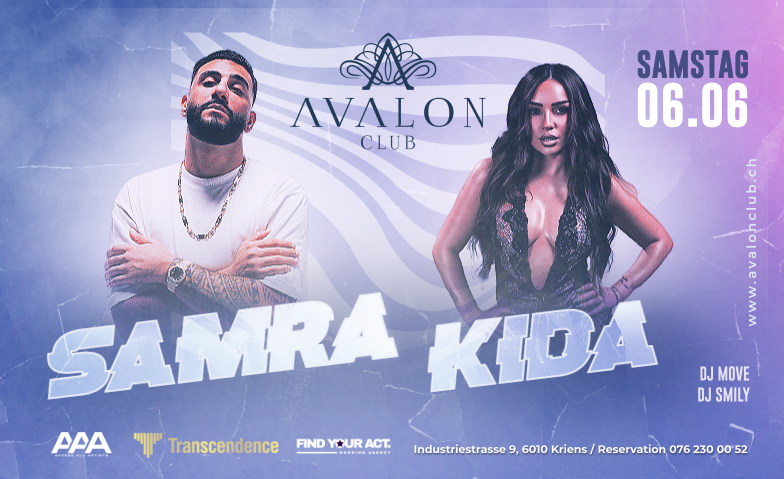 Samra & Kida à Kriens | Soirées hip-hop et rap