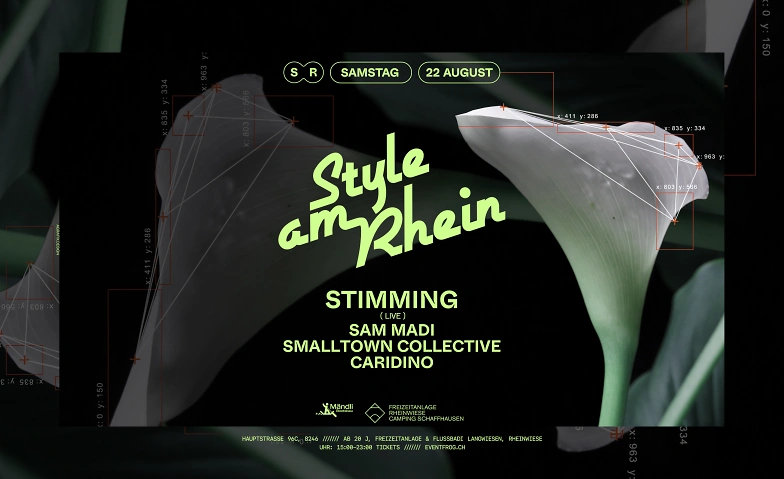 Style am Rhein, Dayparty in der Badi Langwiesen Rheinwiese (Strandbad), Langwiesen Tickets