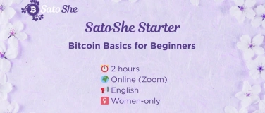 Event-Image for 'SatoShe Starter – Bitcoin Basics for Beginners (EN, online)'
