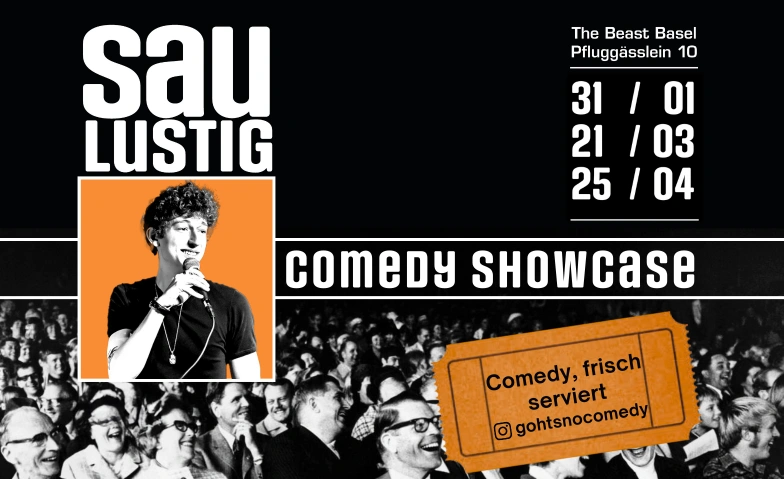 SauLustig - Comedy Showcase The Beast Basel Comedy Club Billets