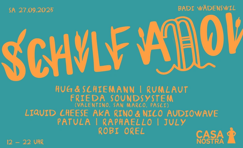 Schilf Ahoi!Casa Nostra & Friedas Büxe in der Badi Wädenswil Strandbad Wädenswil, Seeweg 64, 8804 Wädenswil Tickets