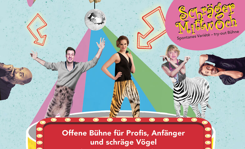 Schräger Mittwoch - spontanes Variété - offene Bühne Galvanik Zug, Chamerstrasse 173, 6300 Zug Tickets