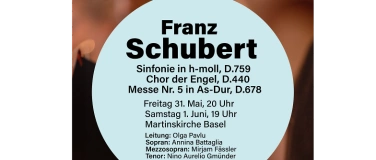 Event-Image for 'Sommerkonzert Chor und Orchester Universität Basel: Schubert'