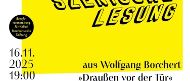Event-Image for 'Draußen vor der Tür (W. Borchert) – Eine szenische Lesung'