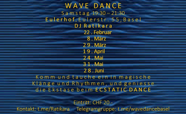 Wave Dance - Ecstatic Dance ${singleEventLocation} Tickets