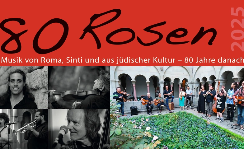 Event-Image for '«80 Rosen» – 80 Jahre nach Auschwitz, Gedenkkonzertreihe 202'