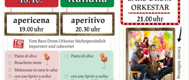 Event-Image for 'serata italiana von und mit dem Baro Drom Orkestar'