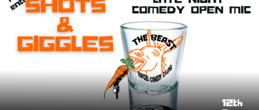 Event-Image for 'Shots and Giggles -Late night open mic'