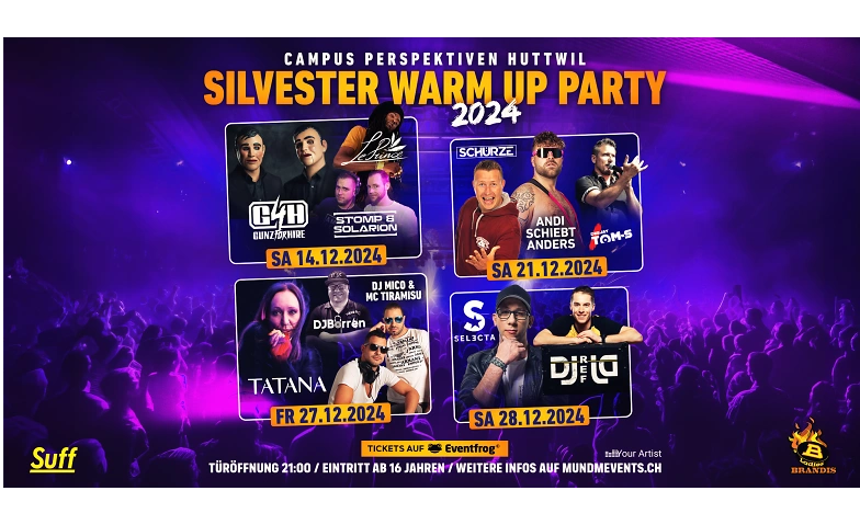 Silvester warm up Party 2024 ${singleEventLocation} Billets