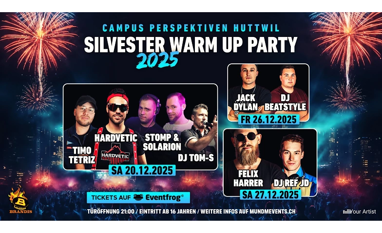 Event-Image for 'Silvester warm up Party 2025 Huttwil'