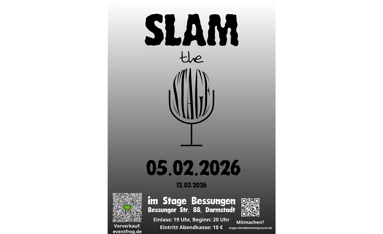 Slam the Stage - February 2026 #5 Tickets