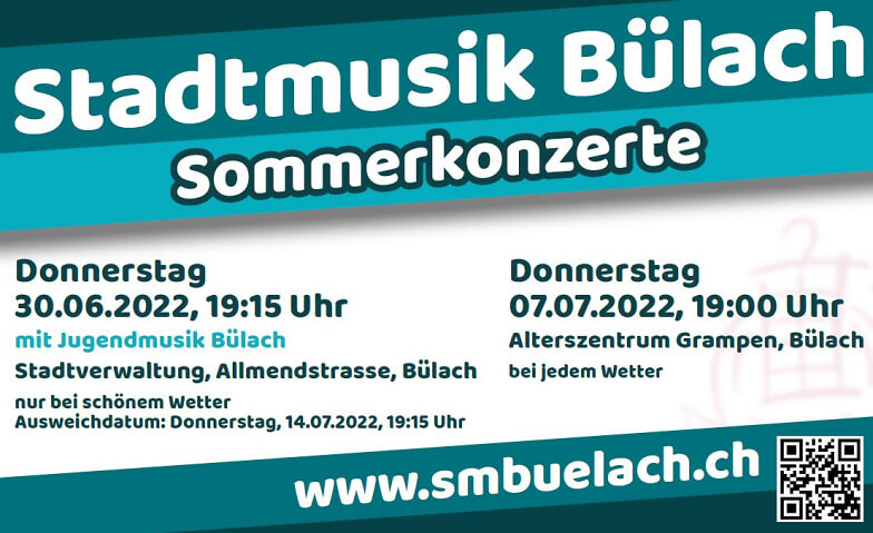 Sommerkonzert der Stadtmusik Bülach Stadthaus, Bülach Tickets