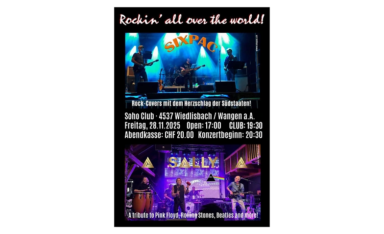 Event-Image for 'Rockin'all over the world! mit Sixpack und Sally'