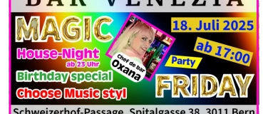 Event-Image for 'MAGIC FRIDAY HOUSE'