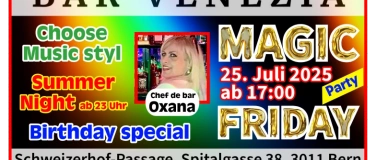 Event-Image for 'MAGIC FRIDAY SUMMER'