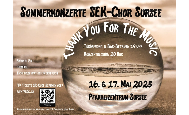 Sommerkonzerte SEK-Chor ${singleEventLocation} Billets