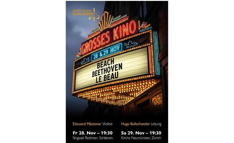 Grosses Kino Tickets