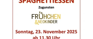 Event-Image for 'Spaghettiessen Zugunsten FRUECHEN & NEOKINDER'