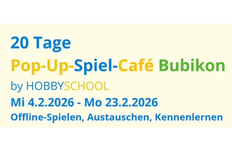 Event-Image for 'Pop-Up-Spiel-Caf&eacute; Bubikon'