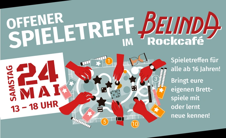 Offener Spieletreff im Belinda Rockcafé Belinda Discothek, Backnanger Straße 78, 71560 Sulzbach an der Murr Billets