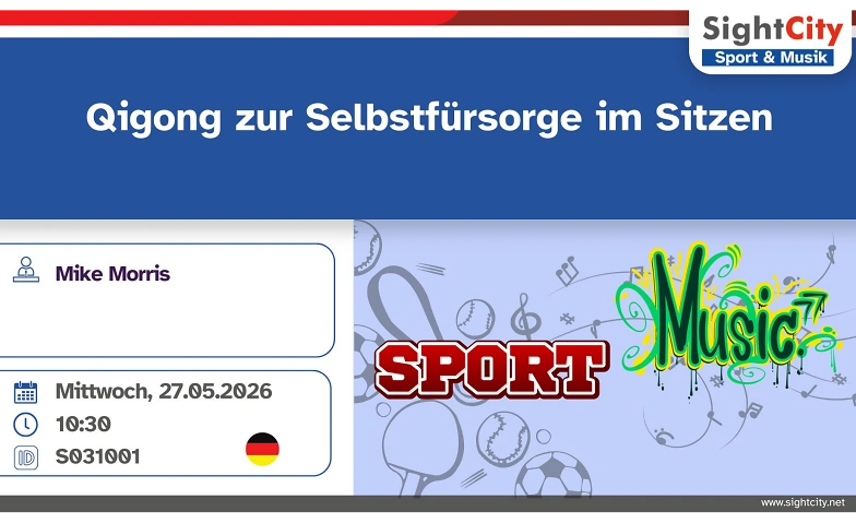 Qigong zur Selbstf&uuml;rsorge im Sitzen Billets