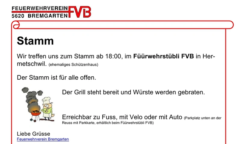 FVB Stamm Billets